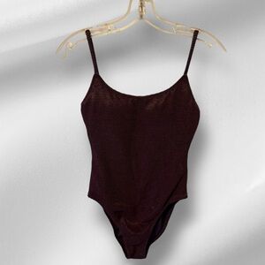 WET One Piece Bathing Suit In Eggplant nwt